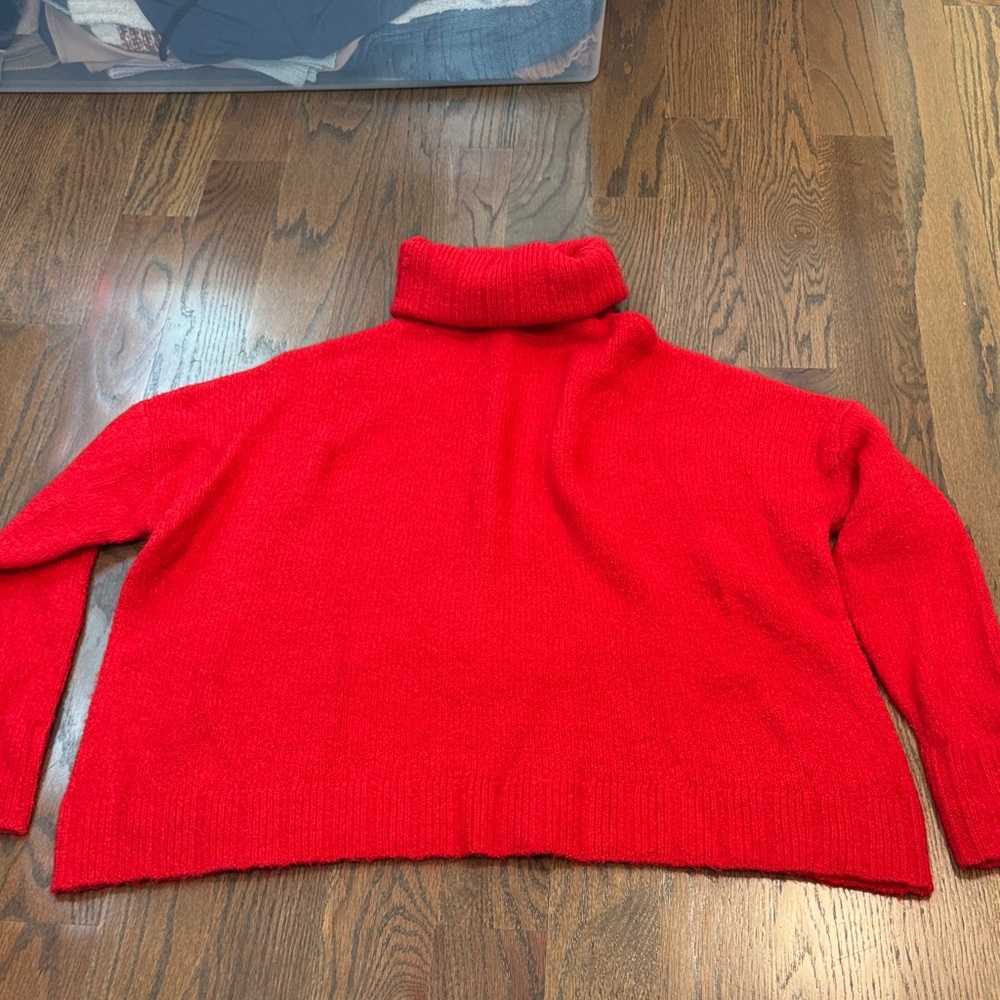 Able Scarlet Turtleneck Sweater